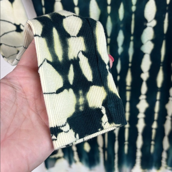 Young Fabulous & Broke Dax Tie Dye Long Sleeve ribbed knit Bodycon maxi Dress - Picture 7 of 9